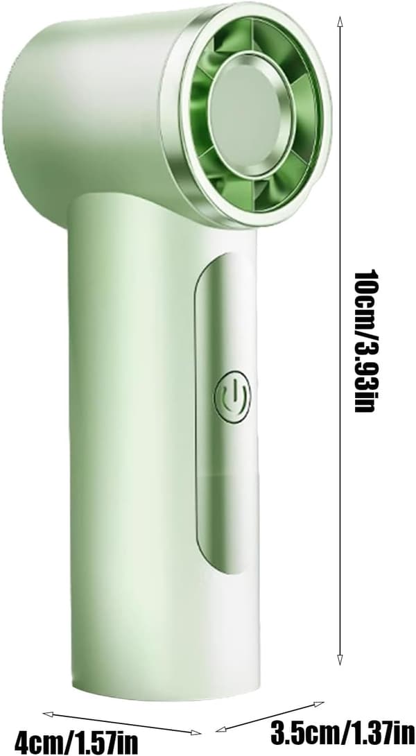 Bærbar Håndholdt Ventilator – Kraftfuld Genopladelig Rejseventilator