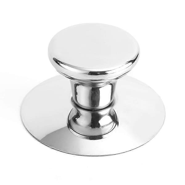 2 Pieces Self-Adhesive Stainless Steel Kitchen Cabinet Handles Pull and Stick Without Drilling Silver