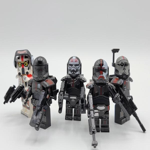 Star Wars Bad Batch Brugerdefineret Minifigur 5-pak