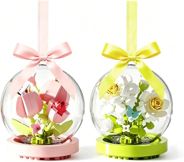 To mini blomsterbyggesett – tulipaner og sjasmin