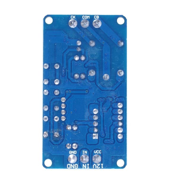 2X Automation DC 12V LED Display Digital Forsinkelsestimer Kontrolkontakt Relæmodul