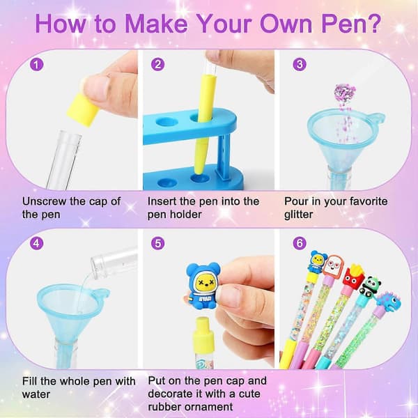 Pen Creator Studio, DIY Penfremstillingssæt til børn, Lav dine egne kuglepenne