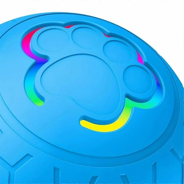 LED Kæledyrsbold - Smart Genopladeligt Legetøj med Automatisk Hoppen, A