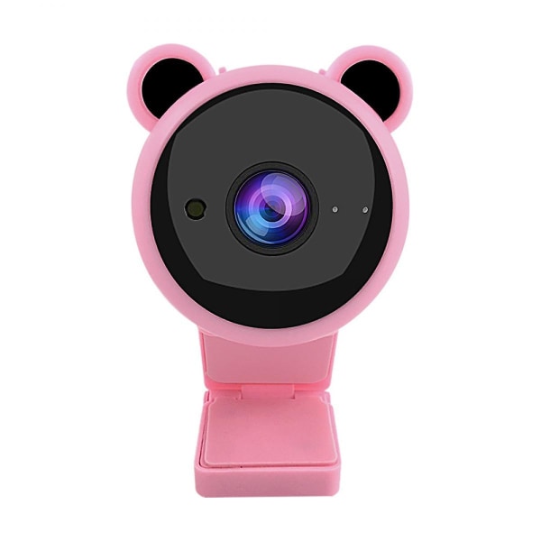 Webcam med ringelys til streaming - 1080p HD-webkamera med mikrofon Autofokus Computer | Bærbar computer | Desktop USB-kamera til Xbox PC Gaming Stream