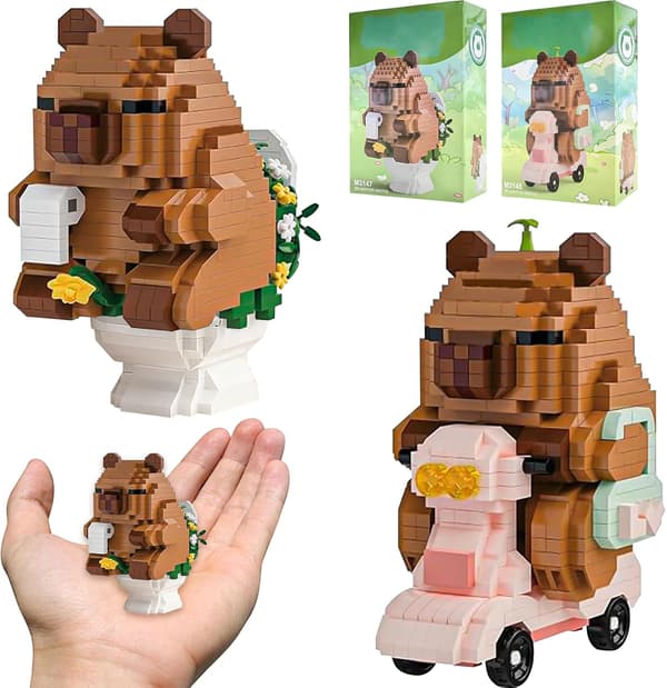 kapivar byggeklodser, mini kapivar byggeklodser