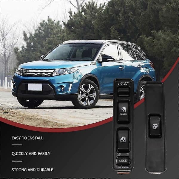 Bil Power Window Master Control Switch Venstre Høyre for Suzuki Vitara-God