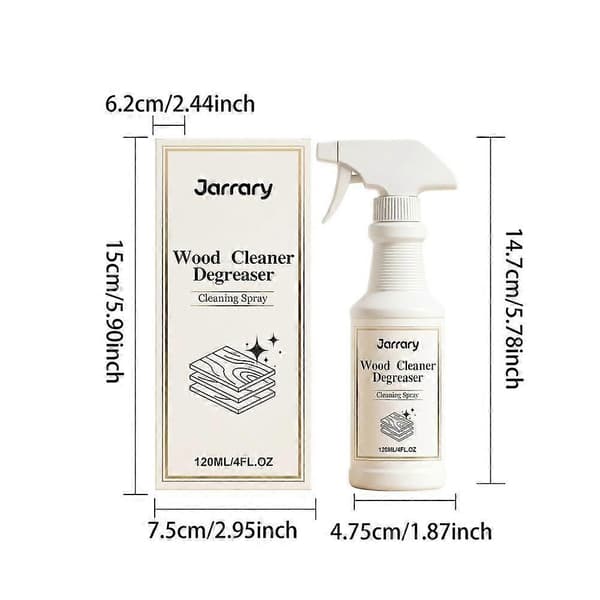 Tre-rens, fettfjerner for treskap, kraftig avfettingsmiddel X6D3 A 120ml