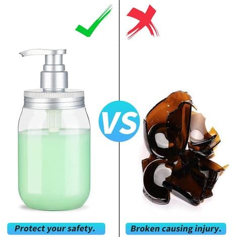 x 450 ml pumpflaskor, tvålpump/påfyllningsbara pumpflaskor, lotion- och tvålpumpar