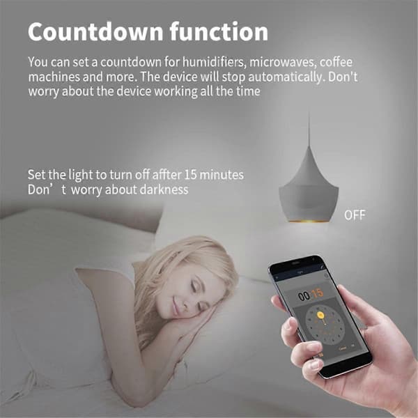 Tuya WIFI 2-kanals smart relæ-kontakt med kabinet
