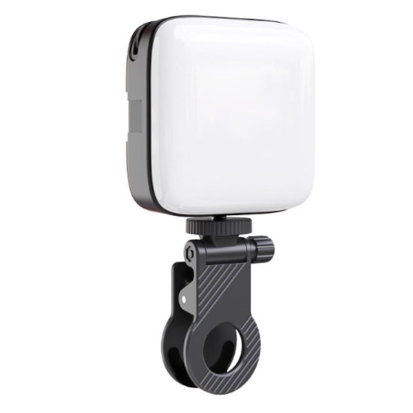 Mini LED Fill Light Bi-Color Lighting Cold Shoe til kamera Camcorder Vlog Aftagelig Clip-on Fotografi Light