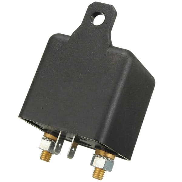 6X 12V 100Amp 4-benet kraftig ON/OFF-afbryder Split Charge Relæ til bil, båd, varevogn, sort Black