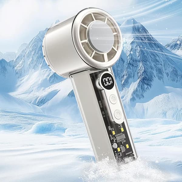 Universal bærbar ventilator | 5000 mAh USB genopladeligt batteri
