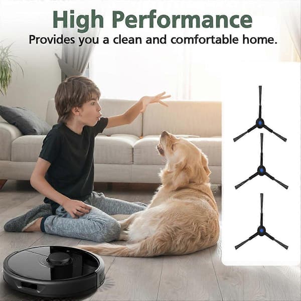 12 st sidoborstar för Ecovacs Deebot X8pro Plus dammsugardelar