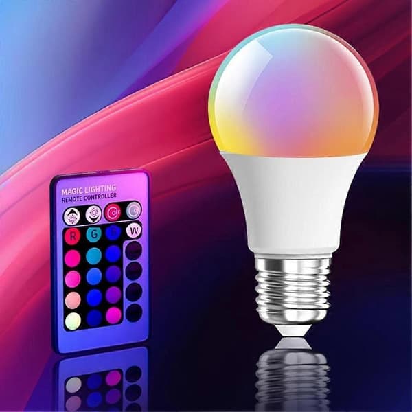 Smart Pære Bluetooth Pære Lys Rgbcct Mobilkontroll LED Pære Lys