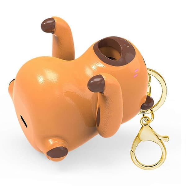 Mini Nøgleringsventilator USB Genopladelig 2-Hastigheds Kopholder Ventilator til Kaffe