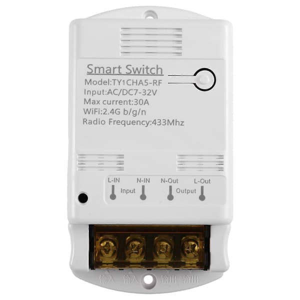 Wifi 30A Tuya Smart Switch Intelligenta Automationsmoduler APP Fjärrkontroll 12V 24V 20A Relä HÖG EFFEKT 4000W