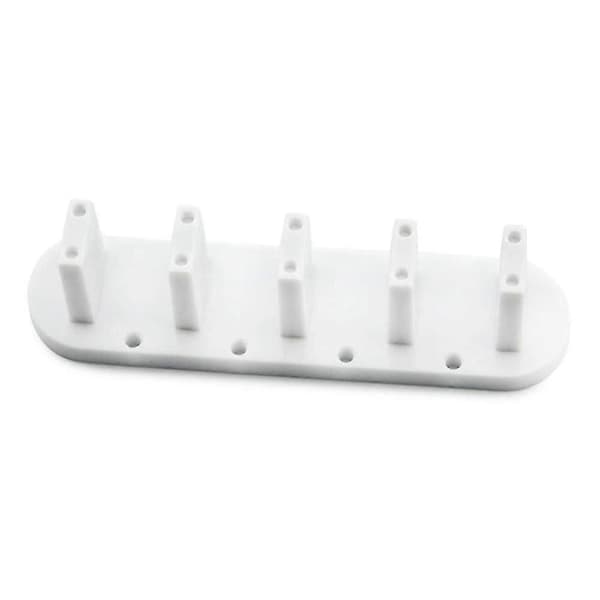 Pcs False Nail Art Tips Øvelsesdisplay Stand Værktøj (hvid)