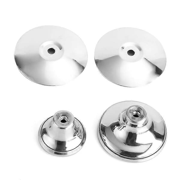 2 Pieces Self-Adhesive Stainless Steel Kitchen Cabinet Handles Pull and Stick Without Drilling Silver