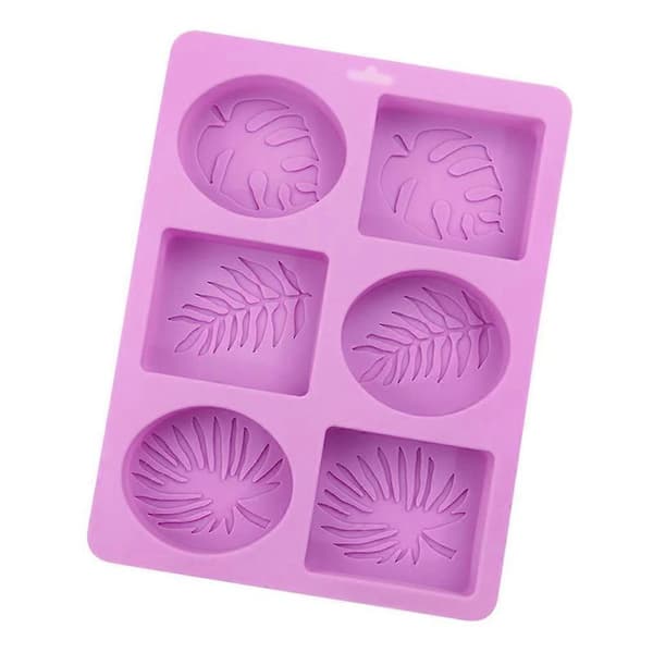 6-cavity Leaf Shaped Mousse Cake Mold Pastry Dessert Sweet Mold Making Sugar Art Chocolate Baking for Kitchen