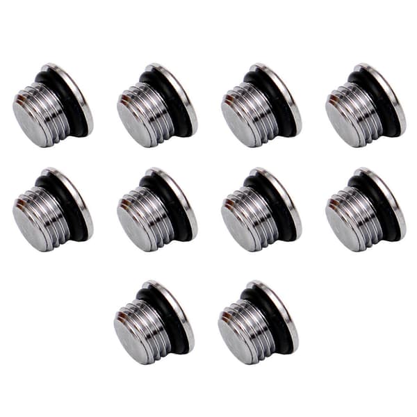 10X Scuba Diving 1. trinns regulator HP høytrykksportplugg Scuba Diving reservedel Silver