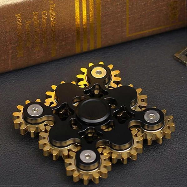 Fidget Spinner Kugghjulsleksak, Metall DIY Hand Spinner