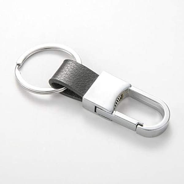 Clip-on bæltestropper bukser spænde nøglering læder nøgleringe bilnøgle kæde ring nøgleholder