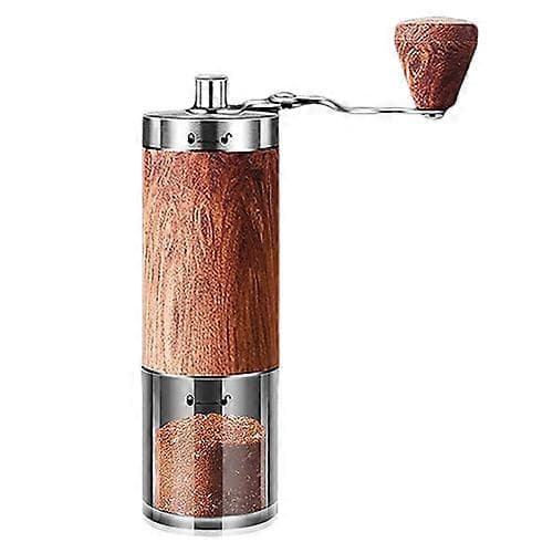 Manuel kaffekværn bærbar træåre håndsvingskaffekværn