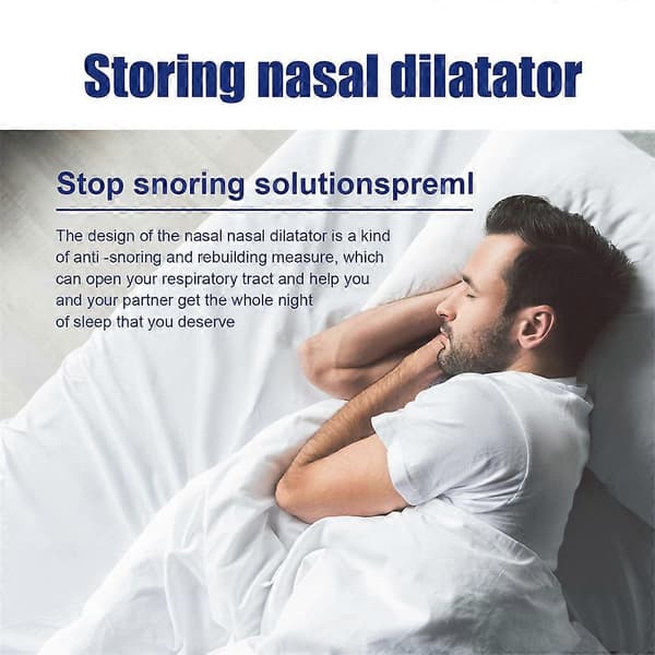 Silikon anti-snorkeenhet for å forhindre snorking, forbedre søvn og lette pusten 4Boxes
