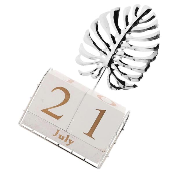 Blockkalender Träkalender Evighetskalender Skrivbordskalender Kreativ Kalender