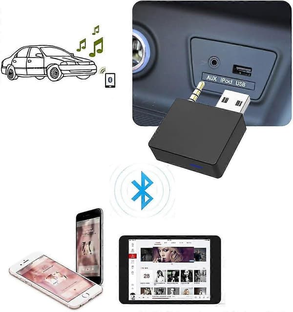 Bærbar trådløs Bluetooth-lydsender for Kia og Hyundai bilstereo