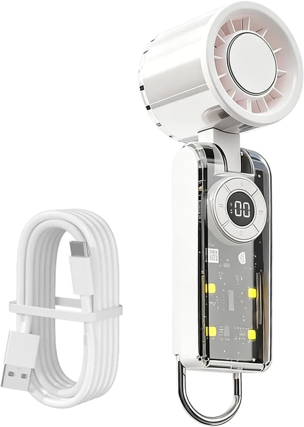 Bærbar Vifte | USB Oppladbar 3600 mAh