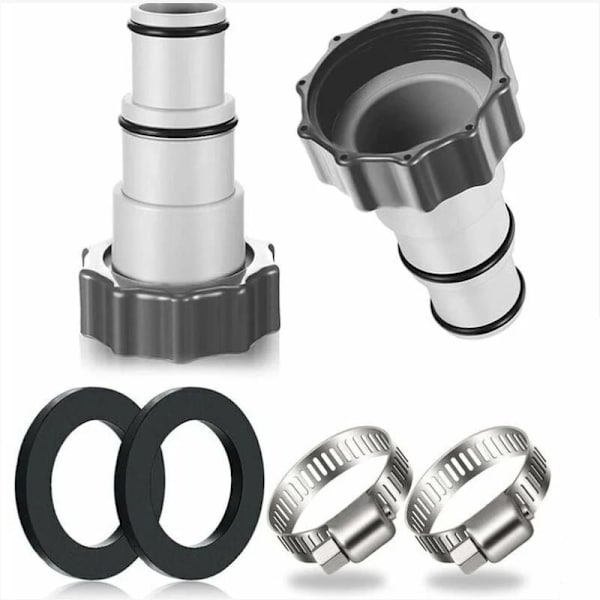 2 st Poolslangsadapter, Pooladapter, Passar Intex, Pumpslangsadapter Ø 32 och 38 mm