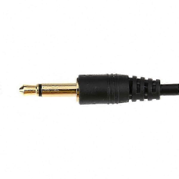 3,5 mm Flash Sync-kabel med skruelås til han-PC-stik, kompatibel med PIXE