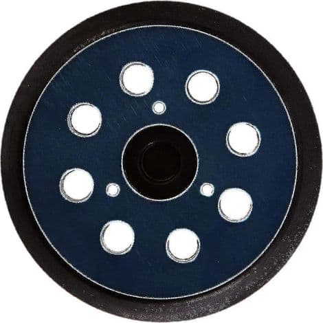 Sett med 2 125 mm rillede slipeskiver med 8 hull (2 stk)