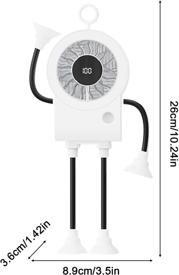 Mini bærbar ventilator – en mini bærbar køleenhed til rejser og kontoret