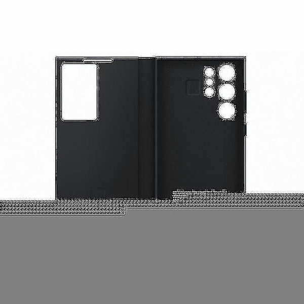 Officielt Samsung Galaxy S22 Ultra 5g Clear View Cover Etui - Sort
