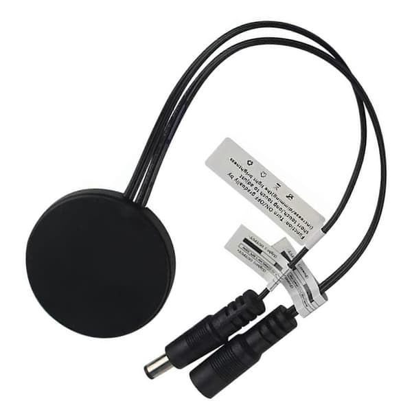3X Trepanel LED Berøringssensor Dimmerbryter Skjult Bryter Berøringsbryter for LED-stripe Svart Black