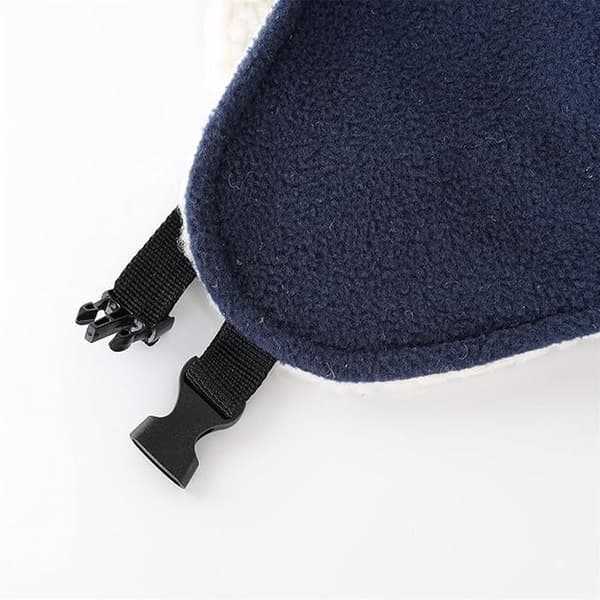 Men's Fleece Warm Winter Hats with Visor Windproof Earflap Skull