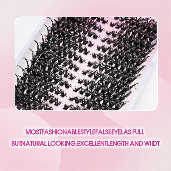 Yksittäiset tekoripset segmentoidut klusteriripset meikkiin juhliin M7M7 B03 1set