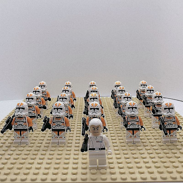 Star Wars 212. angrebsbataljonskommandant Cody Clone Trooper Army Sæt 11 stk.