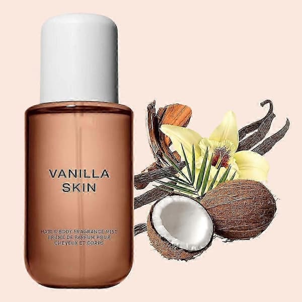 Vaniljeduftspray efterlader duft i lang tid Brown