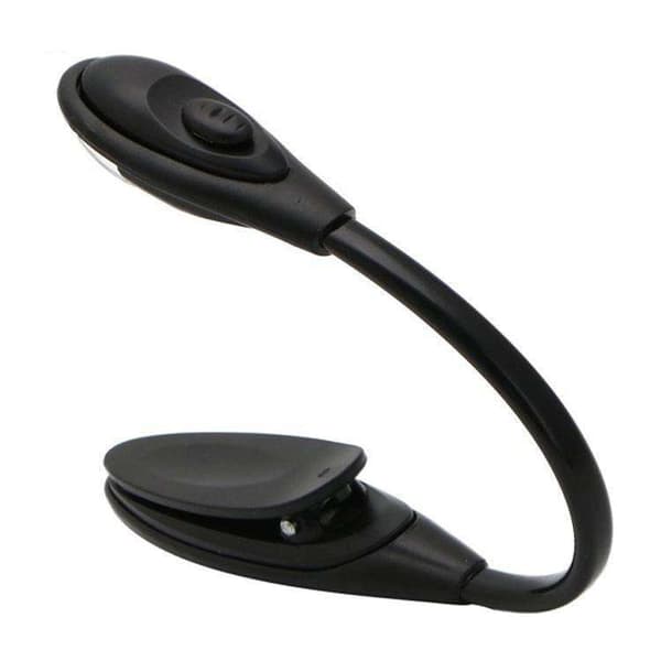 Read with Ease with Our Book Light - LED Reading Light with Clip Svart black