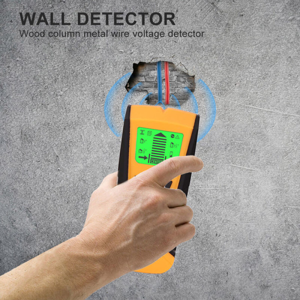 Tre i en vägg testare metall trä ådring detektor gul