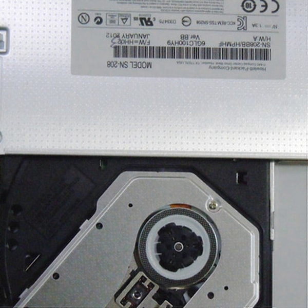 DVD CD RW-brænder 9,5 mm intern SATA optisk diskdrev bærbar computer DVD-brænder SU-208 Silver