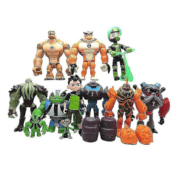8st/ set Toy Collection Present Docka Modell Dekoration Ben 10 Toys Protector Of Earth Actionfigurer