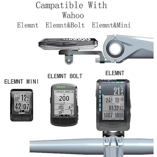 Wahoo-feste, Wahoo Element, Wahoo Element Bolt, Wahoo Element Mini og kamera front kombi sykkelfeste (Wahoo-feste)