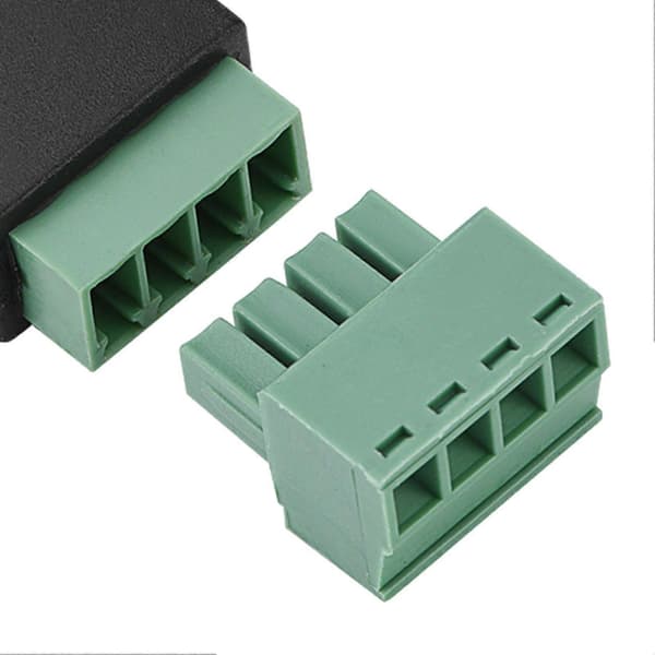 RJ11 6P4C han Ethernet-stik til 4-benet skrueterminalstik