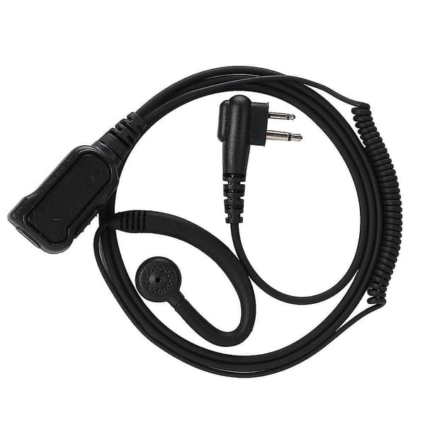 Hörlurar med öronkrok och PPT-knapp, passar för Motorola GP2000 GP2100