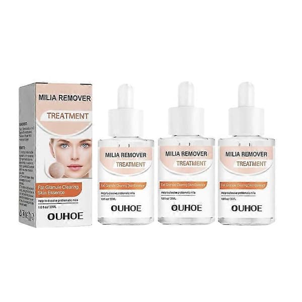 Miliafjerner - Opløs og reducer milia, hudorme, talgkirtelhyperplasi - 30 ml