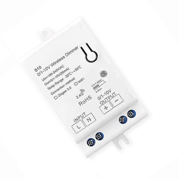 Ac100-240v Zigbee 0/1-10v Led Lysdæmper Controller Smart Life Tuya Kontrol App til 0-10v Led Dæmpning